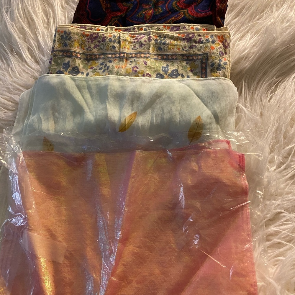 5 delicate scarf bundle